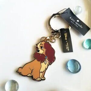 🐶DISNEY X KATE SPADE LADY from LADY & THE TRAMP KEYRING/BAG CHARM 🐕